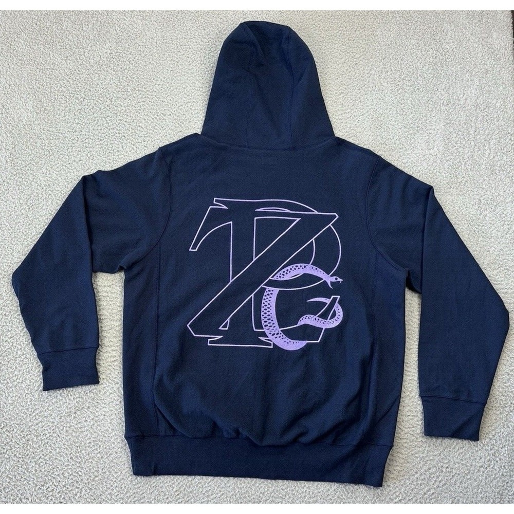 Zepanese Club Hoodie Sweatshirt Mens XL Embroidered Streetwear Athleisure Japan